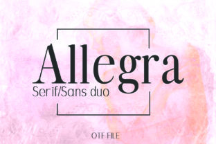Allegra Duo: The Bold Sans Serif Typeface for Modern Campaigns