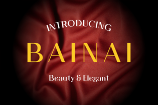 Bainai: A Bold Sans Serif Typeface for Modern Editorial Design