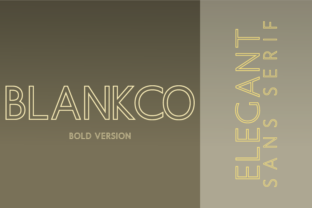 Blankco Outline Bold: The Geometric Sans Serif for Modern Branding