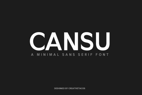 Cansu Family: A Versatile Sans Serif Typeface for Modern Branding