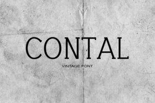Contal: The Serif Typeface for Modern Editorial Design
