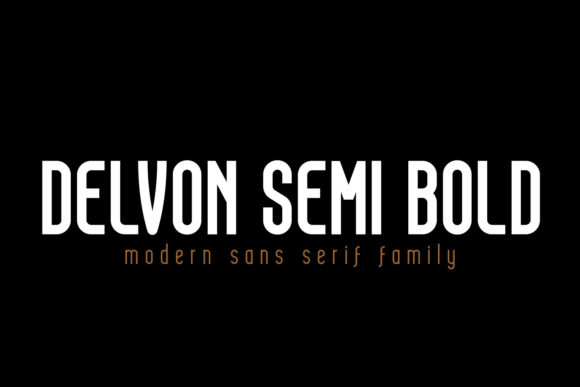 Delvon Semi Bold: The Perfect Typeface for Polished Brand Identity