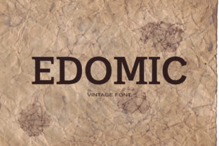 Edomic: The Bold Serif Typeface That Elevates Your Brand Identity