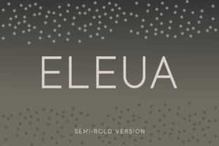 Eleua Semi-Bold: The Simple Typeface That Upgrades Your Brand Identity