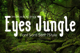 Eyes Jugle: A Bold Serif Typeface for Modern Brand Identity