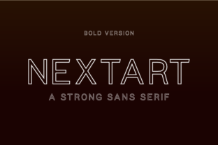 Nextart Outline Bold: The Premium Sans Serif for Campaign Headlines