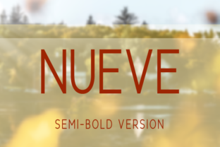 Nueve Semi-Bold: The Modern Typeface for Editorial Excellence