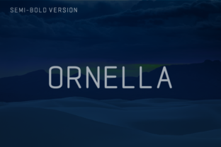 Ornella Semi-Bold: A Modern Typeface for Editorial Design