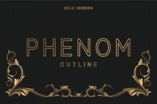 Phenom Outline Bold: The Modern Typeface for Strong Brand Identity