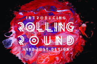 Roling Round: A Bold Sans Serif Typeface for Modern Editorial Design