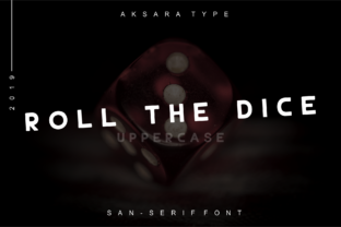 Roll the Dice: A Bold Sans Serif Typeface for Standout Branding