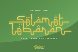 Selamet Lebaran: The Bold Arabic-Themed Typeface for Your Brand