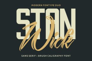Stanwick: A Bold Sans Serif Font Duo for Creative Branding