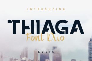 Thiaga Duo: The Bold Sans Serif Font for Handmade Brands