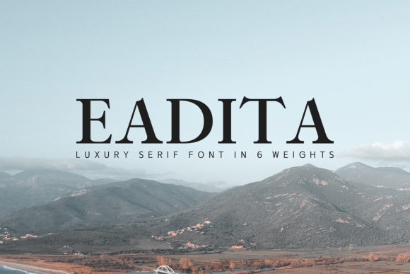 Upgrade Your Brand Identity with the Eadita Serif Typeface