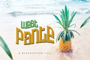 West Pante: The Bold Blackletter Typeface for Modern Editorial Design